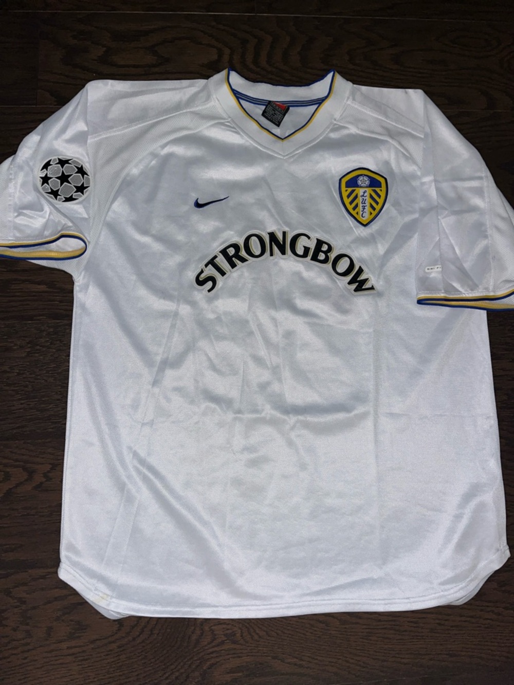Leeds United LUFC Yorkshire Strongbow Harry Kewell #10 Soccer Team Jersey Retro